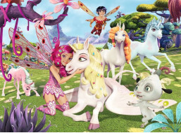 RAVENSBURGER Puzzle Mia a já XXL 100 dílků