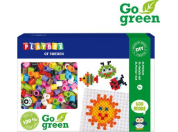 PLAYBOX Zažehlovací korálky Sada Go green XL 600 ks