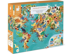 JANOD Vzdělávací puzzle Dinosauři 200 dílků