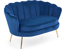 Dvoumístná pohovka AMORTO XL - tmavě modrá