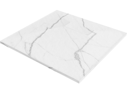 Sprchová SMC vanička MEXEN HUGO 80x80 cm - bílý kámen, 42158080