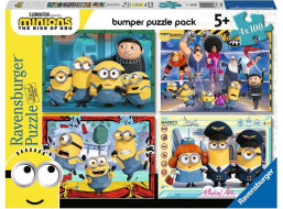 RAVENSBURGER Puzzle Mimoni 2: Padouch přichází 4x100 dílků