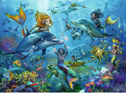 RAVENSBURGER Puzzle Podmořské dobrodružství XXL 100 dílků