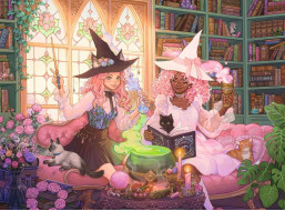 RAVENSBURGER Puzzle Začarovaná knihovna XXL 200 dílků