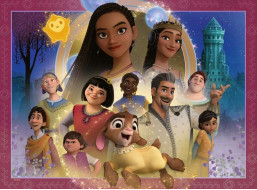 RAVENSBURGER Puzzle Přání: Oblíbení hrdinové XXL 100 dílků
