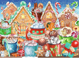 RAVENSBURGER Puzzle Sladké Vánoce XXL 200 dílků