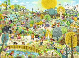 RAVENSBURGER Puzzle Udržitelnost XXL 200 dílků