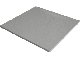 Sprchová SMC vanička MEXEN BERT 80x80 cm - šedá, 4K618080