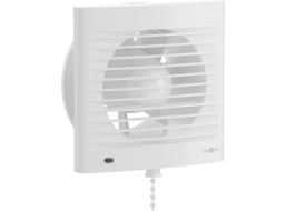 Koupelnový ventilátor MEXEN EXS 120 se zpětnou klapkou a ovládaný lankem - bílý, W9604-125K-00
