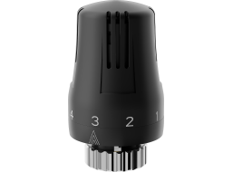 Termostatická hlavice pro radiátor MEXEN Cla ic - černá - M30x1,5, W908-002-70