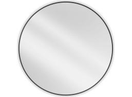 Kulaté zrcadlo MEXEN LOFT 100 cm - černý rám, 9850-100-100-000-70