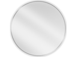 Kulaté zrcadlo MEXEN LOFT 80 cm - inox rám, 9850-080-080-000-10