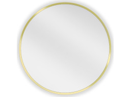 Kulaté zrcadlo MEXEN LOFT 45 cm - zlatý rám, 9850-045-045-000-50