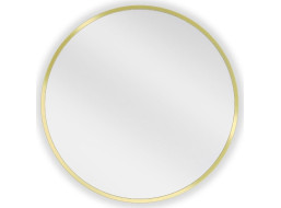 Kulaté zrcadlo MEXEN LOFT 40 cm - zlatý rám, 9850-040-040-000-50