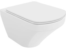 Závěsné WC MEXEN VITO RIMLESS - bílé + Duroplast sedátko slim, 30174000