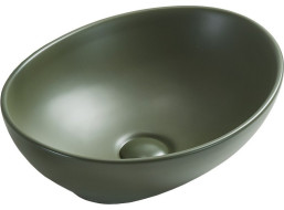 Keramické umyvadlo MEXEN ELZA - khaki zelené matné, 21014043