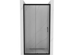 Sprchové dveře MEXEN APIA 145 cm - BLACK, 845-145-000-70-00