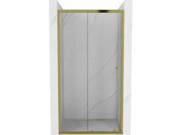 Sprchové dveře MEXEN APIA GOLD 140 cm - zlaté, 845-140-000-50-00