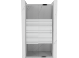 Sprchové dveře MEXEN APIA 145 cm - STRIPE, 845-145-000-01-20
