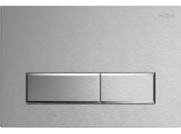 Ovládací tlačítko splachovadla Mexen Fenix 09 - inox - dvojčinné - plastové, 600991