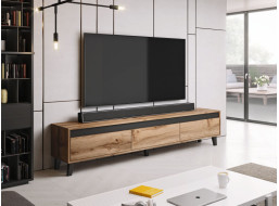 Televizní stolek NORD - 185x42x38 cm - dub wotan/antracit