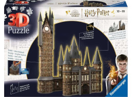 RAVENSBURGER Svítící 3D puzzle Noční edice Harry Potter: Bradavický hrad - Astronomická věž 626 dílků