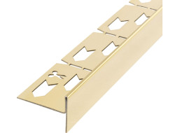 Spádová lišta do sprchového koutu - 140 cm - zlatá