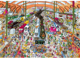 HEYE Puzzle Vlakové nádraží 2000 dílků