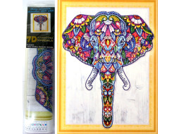 Norimpex Diamantové malování 7D Slon 30x40 cm