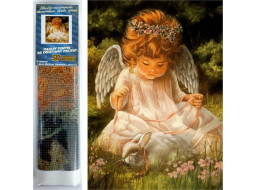 Norimpex Diamantové malování Andílek 30x40 cm