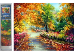 Norimpex Diamantové malování Podzim v parku 30x40 cm