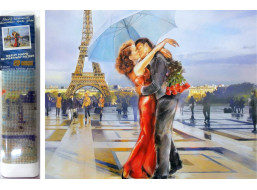 Norimpex Diamantové malování Láska pod Eiffelovou věží 30x40 cm