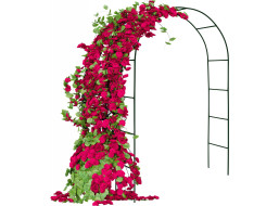 Zahradní kovová pergola 240 cm - oblouk