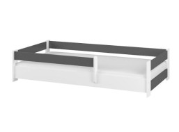 Dětská postel SIMPLE - tmavě šedá - 180x80 cm