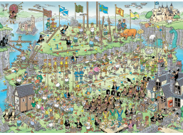 JUMBO Puzzle JvH Skotské hry 1000 dílků