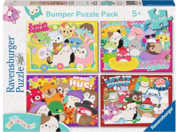 RAVENSBURGER Puzzle Squishmallows 4x100 dílků