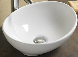 Keramické umyvadlo LENKA - bílé lesklé