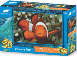 PRIME 3D Puzzle Animal planet: Klaun očkatý 3D 63 dílků