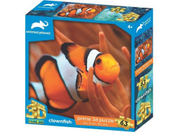 PRIME 3D Puzzle Animal planet: Klaun očkatý 3D 63 dílků