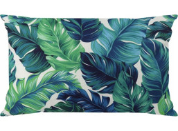 Voděodolný povlak na polštář BOTANIC Tropic 40x60 cm - modrý