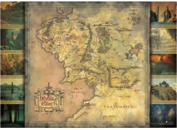 AQUARIUS Puzzle Pán Prstenů: Mapa Středozemě 1000 dílků