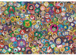 CLEMENTONI Puzzle Impossible Disney placky 1000 dílků