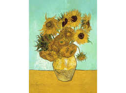 TREFL Dřevěné puzzle Art: Vincent van Gogh - Slunečnice 200 dílků