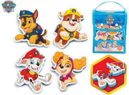 SPIN MASTER Pěnové puzzle - Vodolepky do vany Tlapková patrola 4x2 dílky