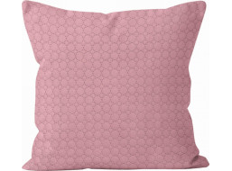 Povlak na polštář VELVET SONIC GEORGIA II 43x43 cm - růžový