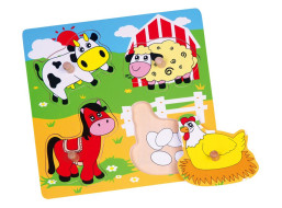 BABU Vkládačka Zvířátka na farmě