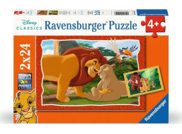 RAVENSBURGER Puzzle Disney: Lví král 2x24 dílků