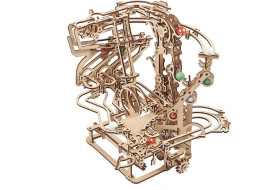 UGEARS 3D puzzle Kuličková dráha Marble Run: Chain Hoist 400 dílků