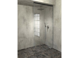 Polysan ARCHITEX LINE sada pro uchycení skla, podlaha-stěna-strop, max. š. 1200mm, černá mat AXL2812B