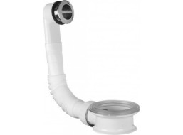 Omp Tea Umyvadlový přepad s odpadním mezikusem, mřížka ABS/chrom 247.304.0